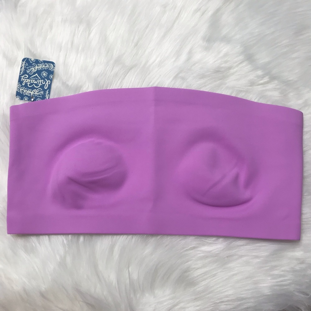 Free People Intimately Nina Bandeau Bra in Purple